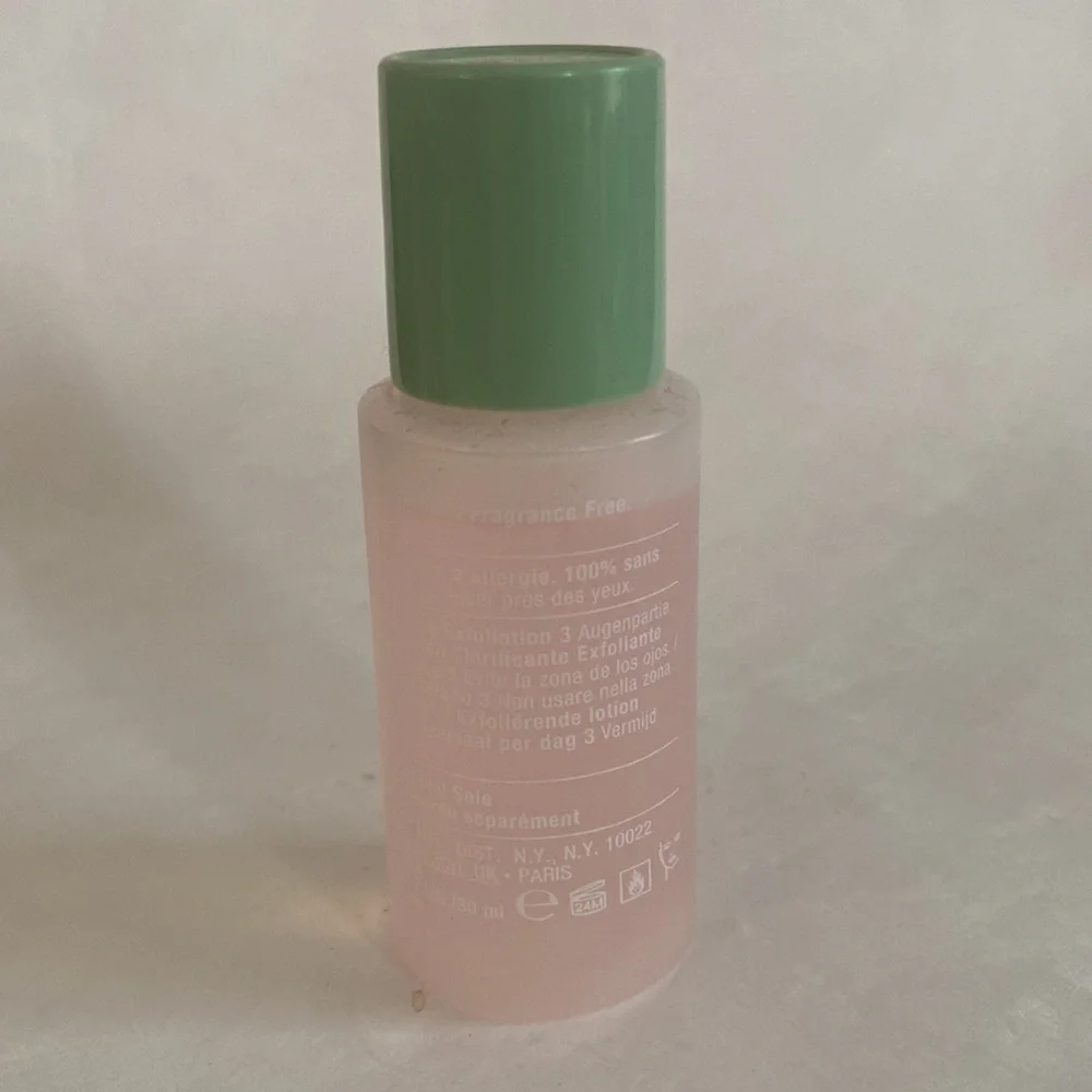 CLINIQUE Clarifying Lotion 3 Twice a Day Exfoliant Combination Oily 1oz NWOT